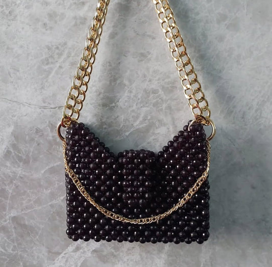Black Crystal Bag