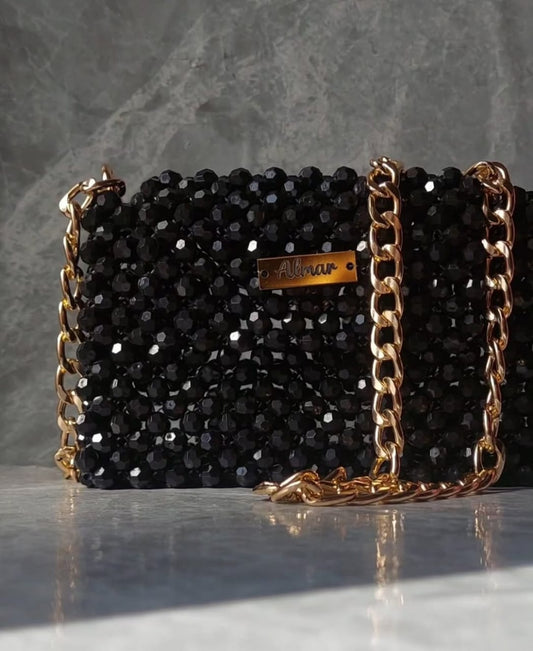 Black Crystal Bag