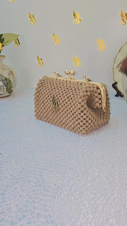 Velvet Beads Bag
