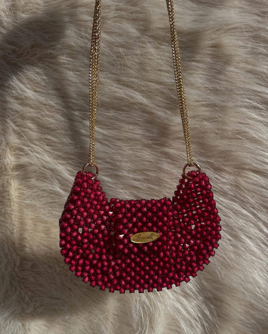 Burgundy bag
