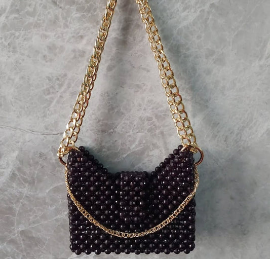 Black Crystal Bag