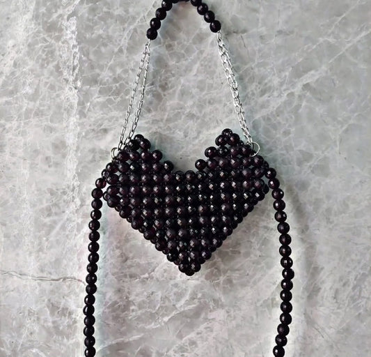 Black Crystal Bag