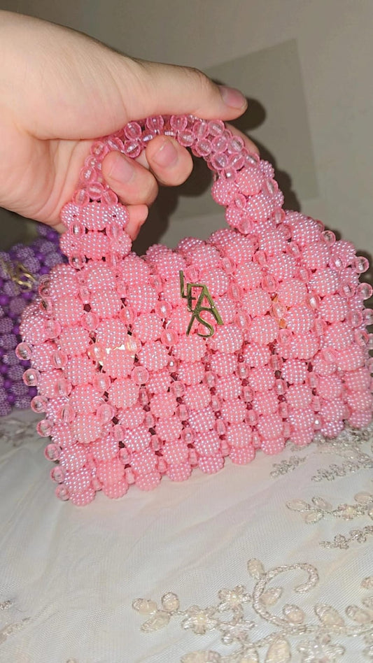 Berry and Pearl Beads Bag