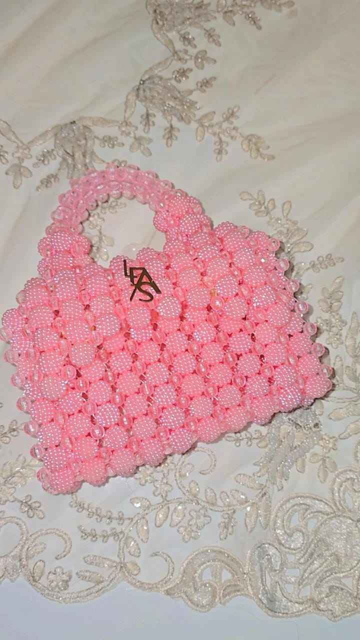 Berry and Pearl Beads Bag
