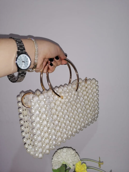 Large Beaded Bag