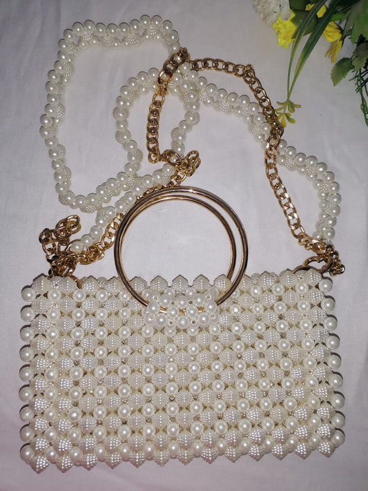 Large Beaded Bag